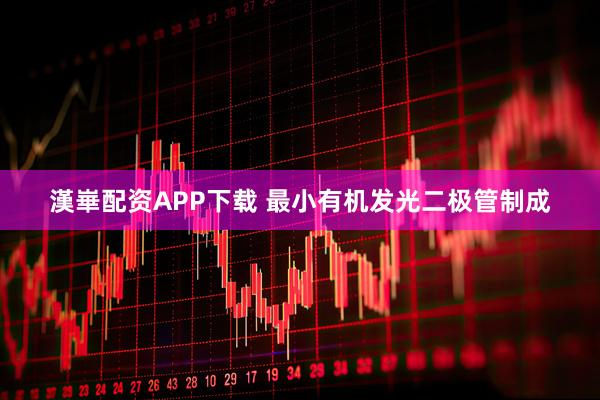 漢崋配资APP下载 最小有机发光二极管制成